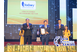 VitaDairy- Doanh nghiệp sữa duy nhất nhận danh hiệu Thương hiệu Tiêu biểu châu Á - Thái Bình Dương 2021